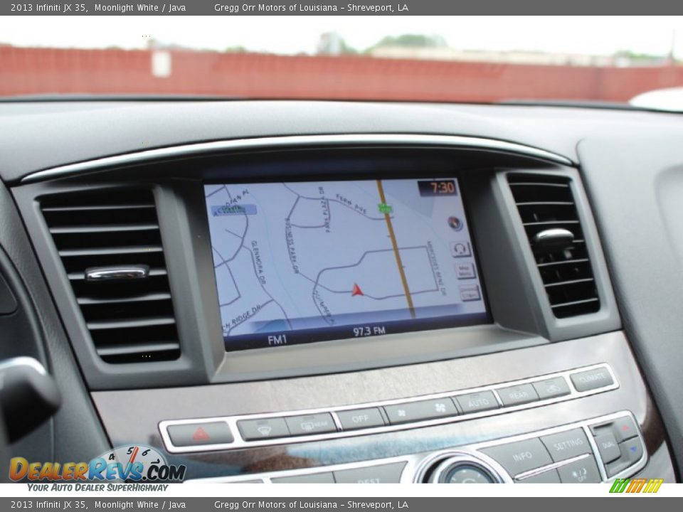 2013 Infiniti JX 35 Moonlight White / Java Photo #28