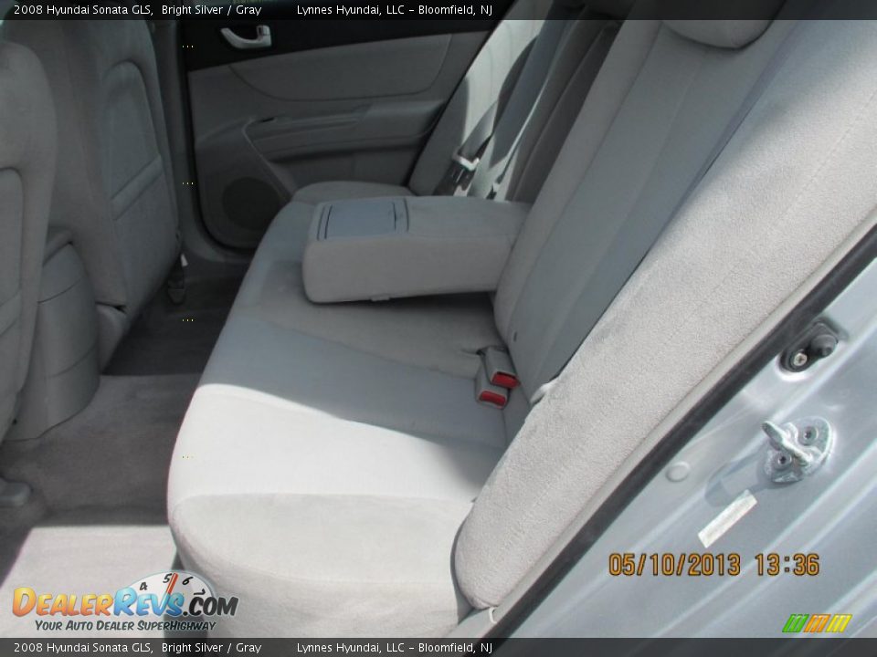 2008 Hyundai Sonata GLS Bright Silver / Gray Photo #11