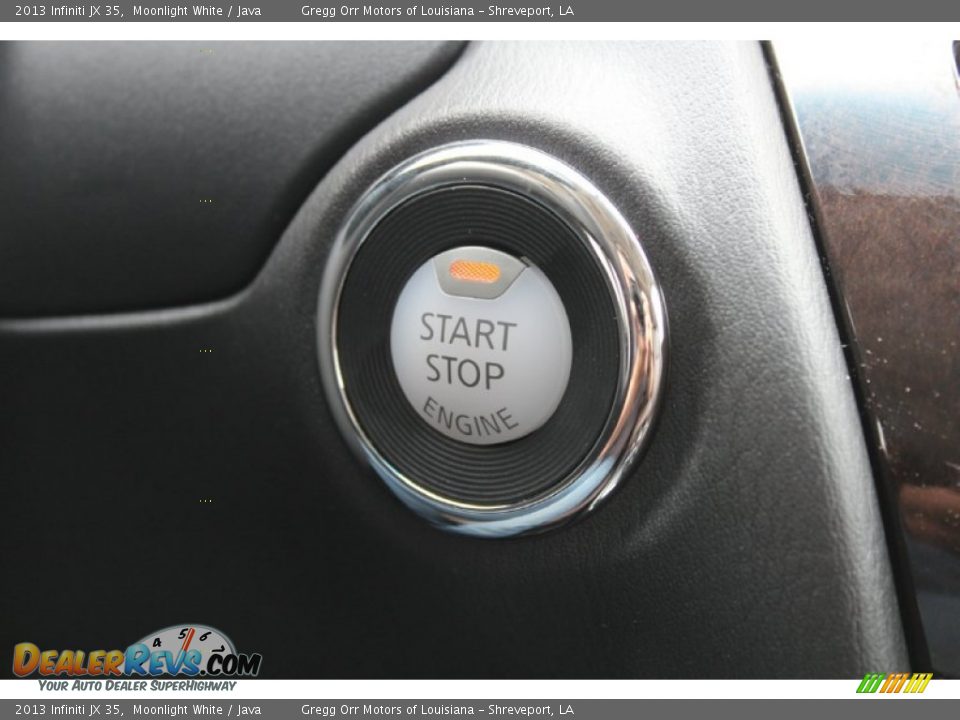 2013 Infiniti JX 35 Moonlight White / Java Photo #30