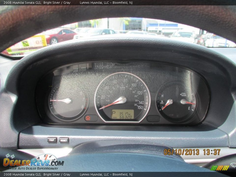 2008 Hyundai Sonata GLS Bright Silver / Gray Photo #13