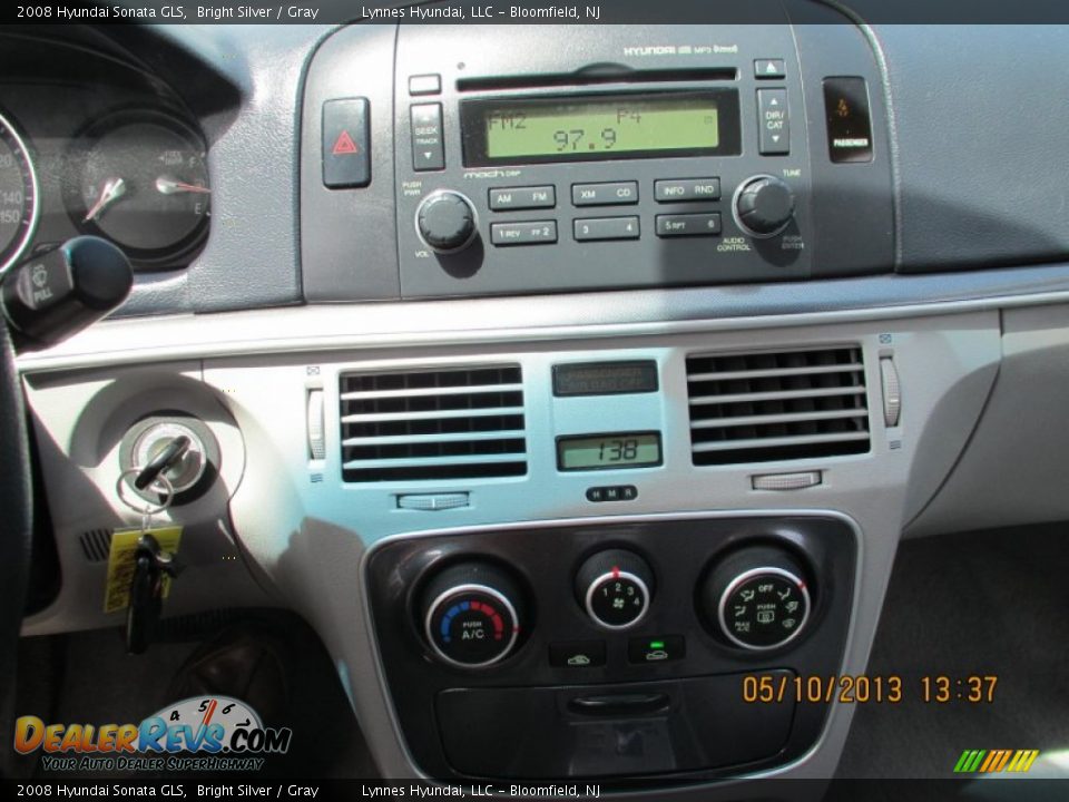 2008 Hyundai Sonata GLS Bright Silver / Gray Photo #14
