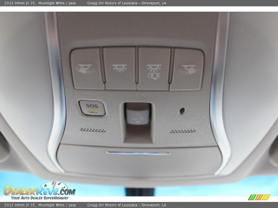 2013 Infiniti JX 35 Moonlight White / Java Photo #32