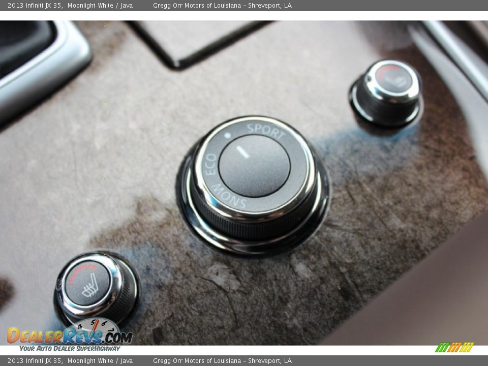 2013 Infiniti JX 35 Moonlight White / Java Photo #35