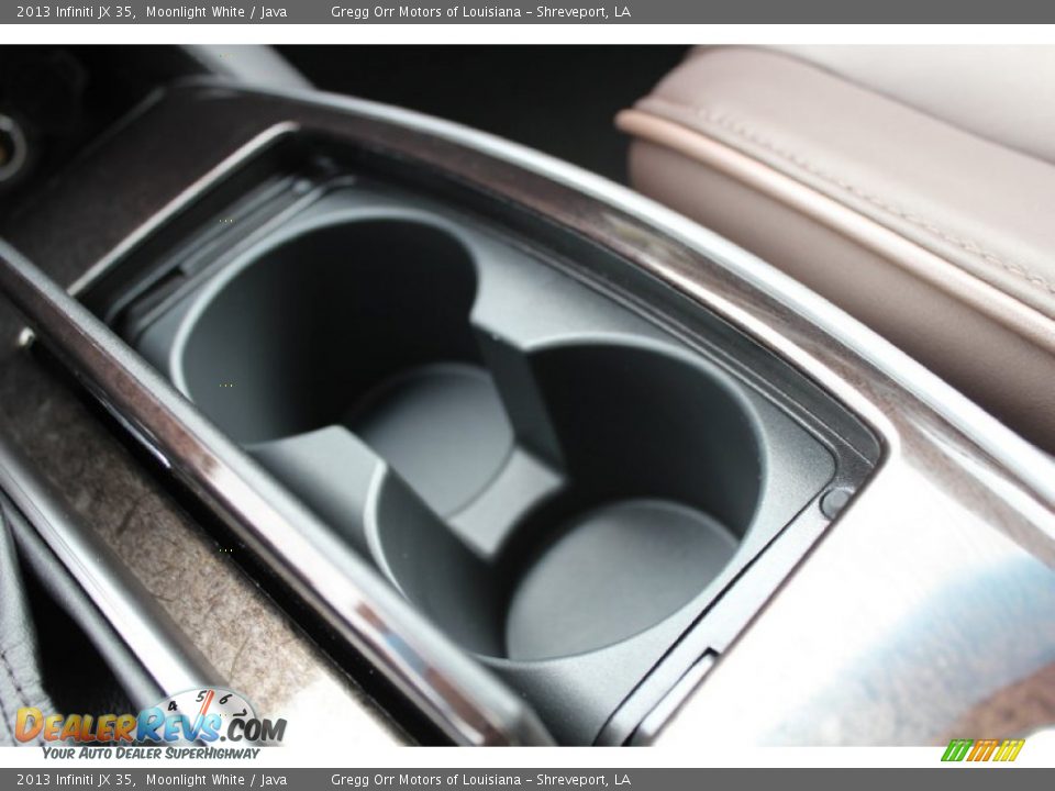 2013 Infiniti JX 35 Moonlight White / Java Photo #36
