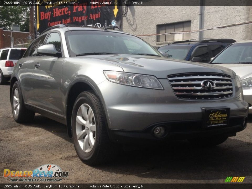 2005 Infiniti FX 35 AWD Beryllium 16 / Graphite Photo #3