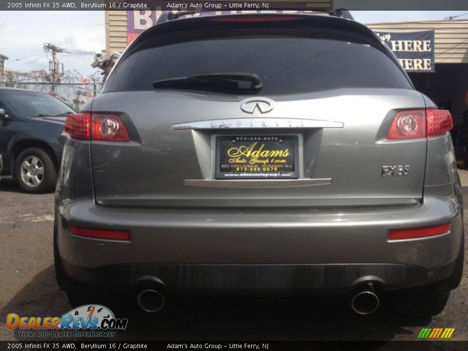 2005 Infiniti FX 35 AWD Beryllium 16 / Graphite Photo #5