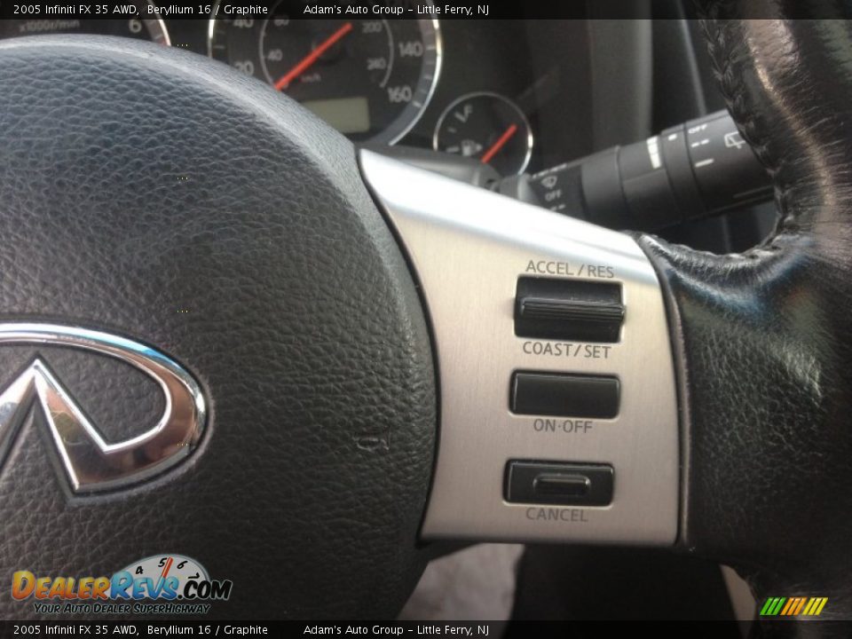 2005 Infiniti FX 35 AWD Beryllium 16 / Graphite Photo #12