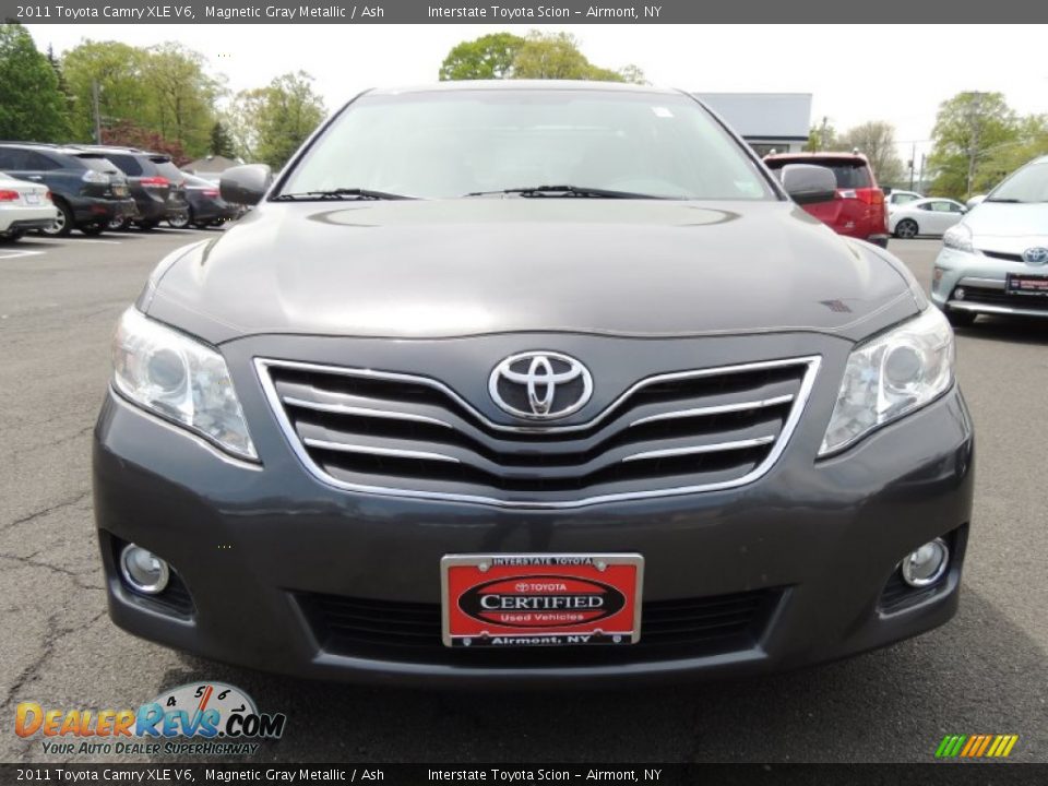 2011 Toyota Camry XLE V6 Magnetic Gray Metallic / Ash Photo #2