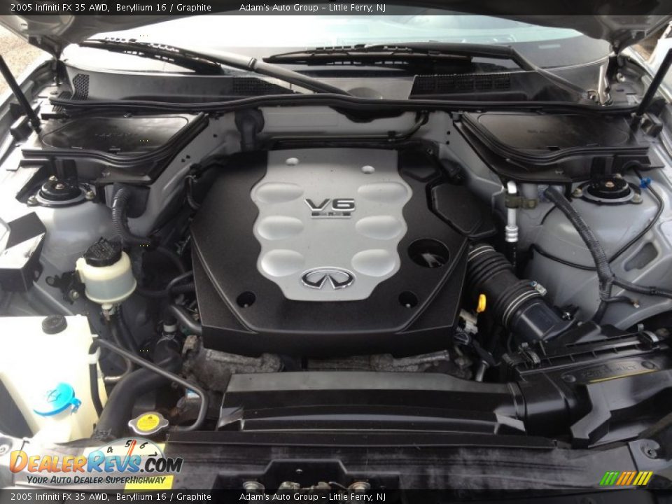 2005 Infiniti FX 35 AWD Beryllium 16 / Graphite Photo #29