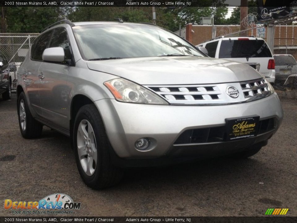 2003 Nissan Murano SL AWD Glacier White Pearl / Charcoal Photo #3