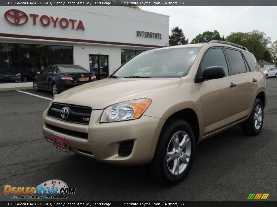 2010 Toyota RAV4 V6 4WD Sandy Beach Metallic / Sand Beige Photo #1