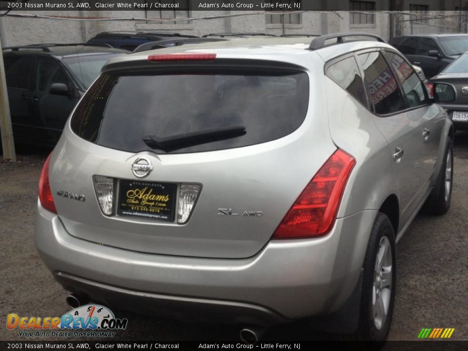 2003 Nissan Murano SL AWD Glacier White Pearl / Charcoal Photo #6