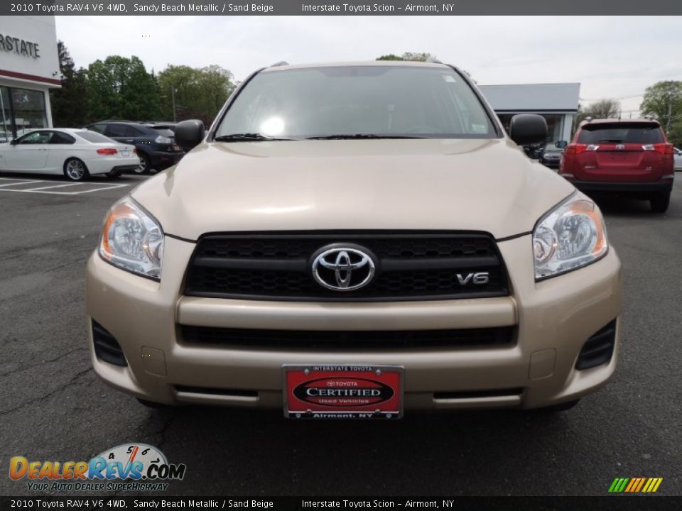 2010 Toyota RAV4 V6 4WD Sandy Beach Metallic / Sand Beige Photo #2