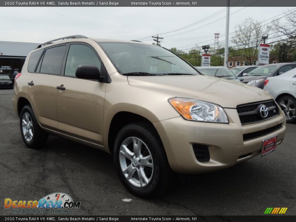 2010 Toyota RAV4 V6 4WD Sandy Beach Metallic / Sand Beige Photo #3