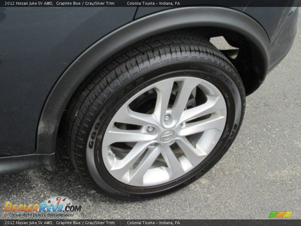 2012 Nissan Juke SV AWD Graphite Blue / Gray/Silver Trim Photo #3