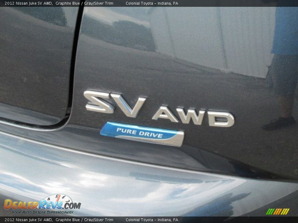 2012 Nissan Juke SV AWD Graphite Blue / Gray/Silver Trim Photo #6