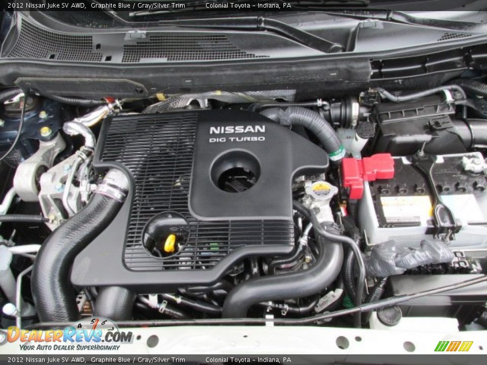 2012 Nissan Juke SV AWD Graphite Blue / Gray/Silver Trim Photo #8
