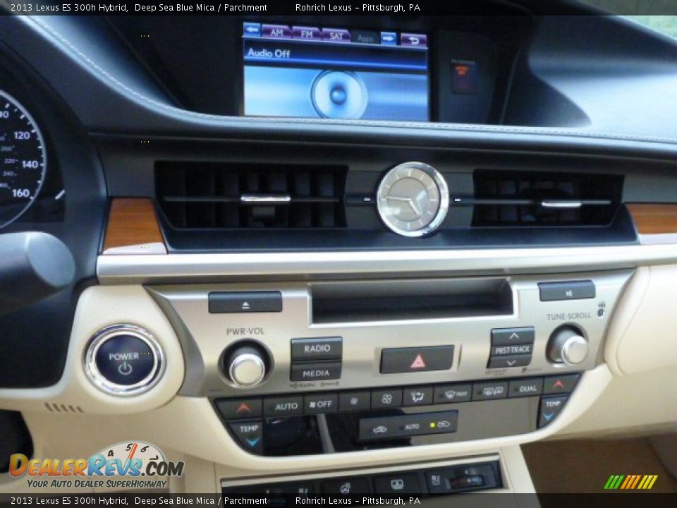 2013 Lexus ES 300h Hybrid Deep Sea Blue Mica / Parchment Photo #18