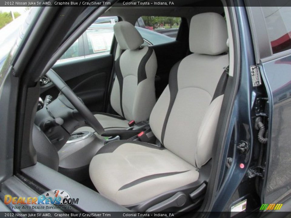 2012 Nissan Juke SV AWD Graphite Blue / Gray/Silver Trim Photo #11