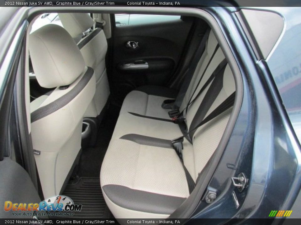 2012 Nissan Juke SV AWD Graphite Blue / Gray/Silver Trim Photo #12