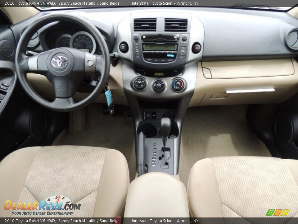 2010 Toyota RAV4 V6 4WD Sandy Beach Metallic / Sand Beige Photo #11