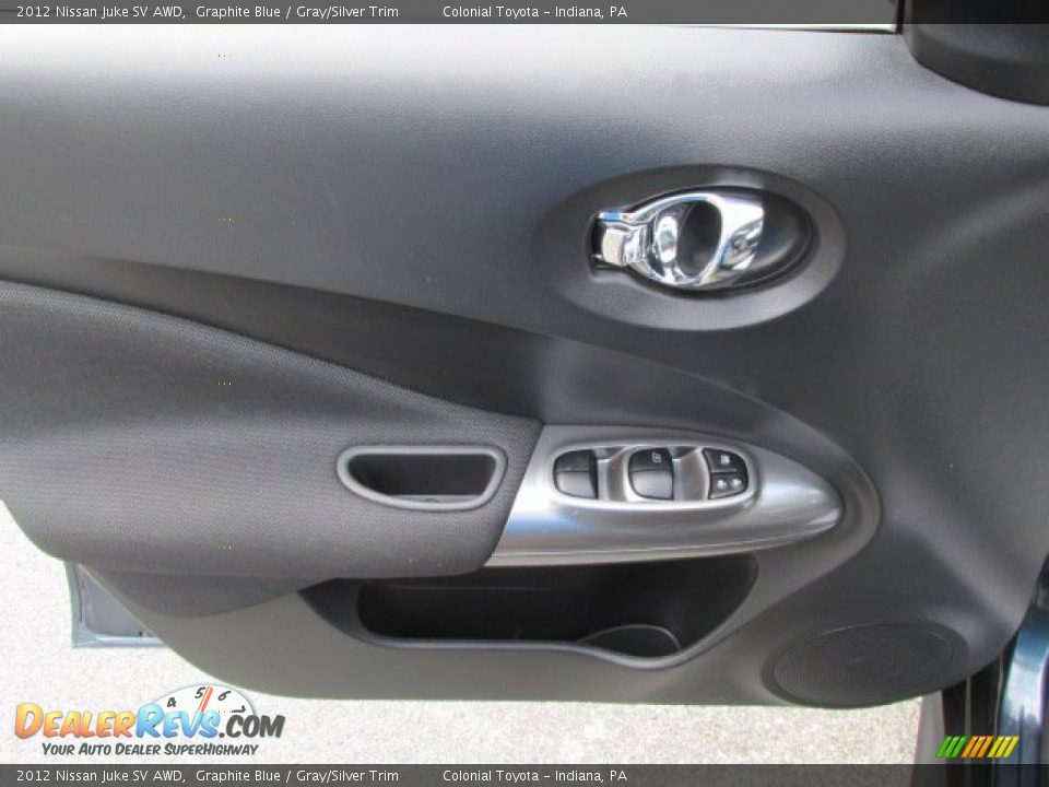 2012 Nissan Juke SV AWD Graphite Blue / Gray/Silver Trim Photo #13