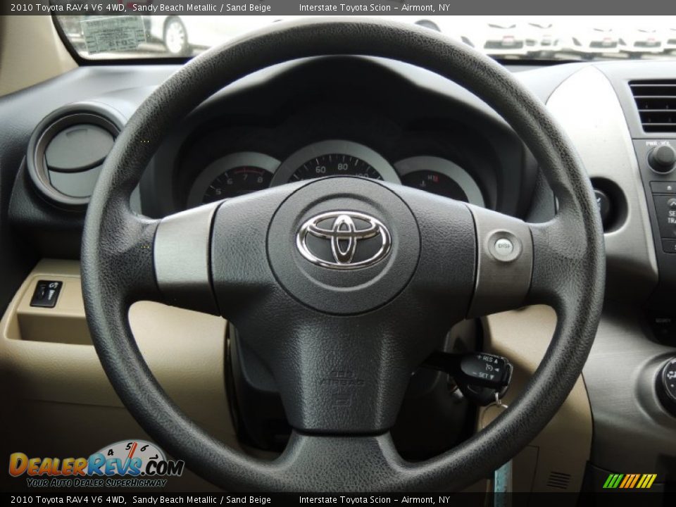 2010 Toyota RAV4 V6 4WD Sandy Beach Metallic / Sand Beige Photo #12