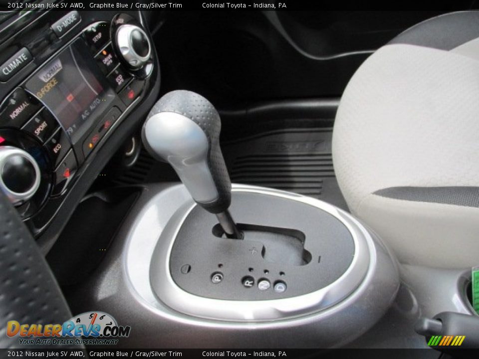 2012 Nissan Juke SV AWD Graphite Blue / Gray/Silver Trim Photo #15
