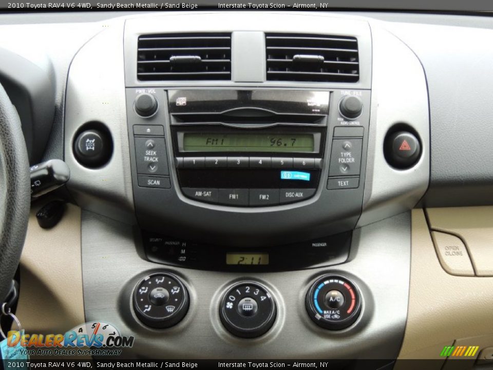 2010 Toyota RAV4 V6 4WD Sandy Beach Metallic / Sand Beige Photo #14