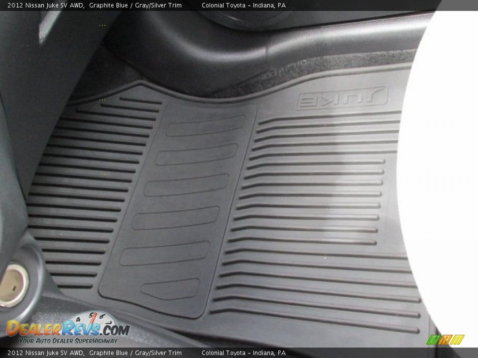 2012 Nissan Juke SV AWD Graphite Blue / Gray/Silver Trim Photo #16