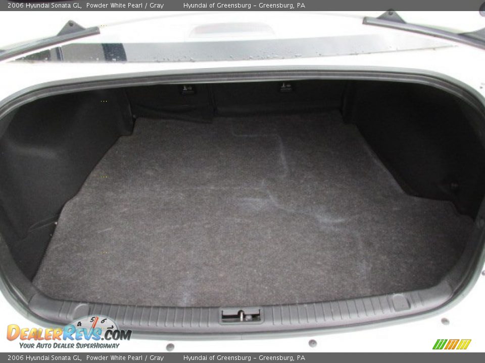 2006 Hyundai Sonata GL Powder White Pearl / Gray Photo #19