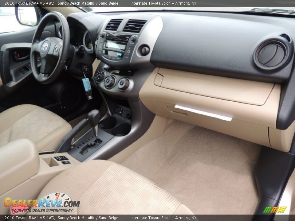 2010 Toyota RAV4 V6 4WD Sandy Beach Metallic / Sand Beige Photo #20