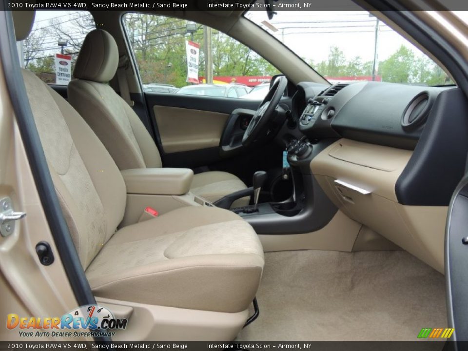 2010 Toyota RAV4 V6 4WD Sandy Beach Metallic / Sand Beige Photo #21