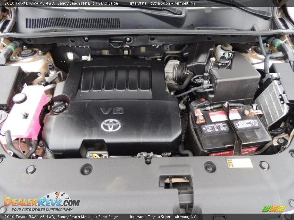 2010 Toyota RAV4 V6 4WD Sandy Beach Metallic / Sand Beige Photo #24