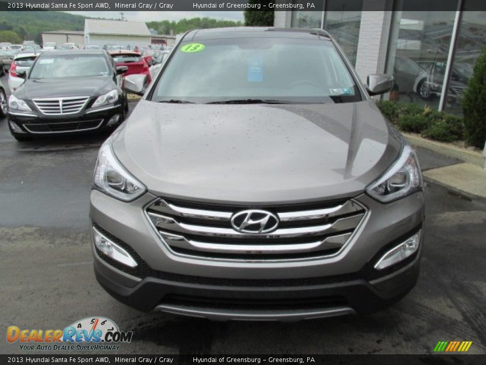 2013 Hyundai Santa Fe Sport AWD Mineral Gray / Gray Photo #3