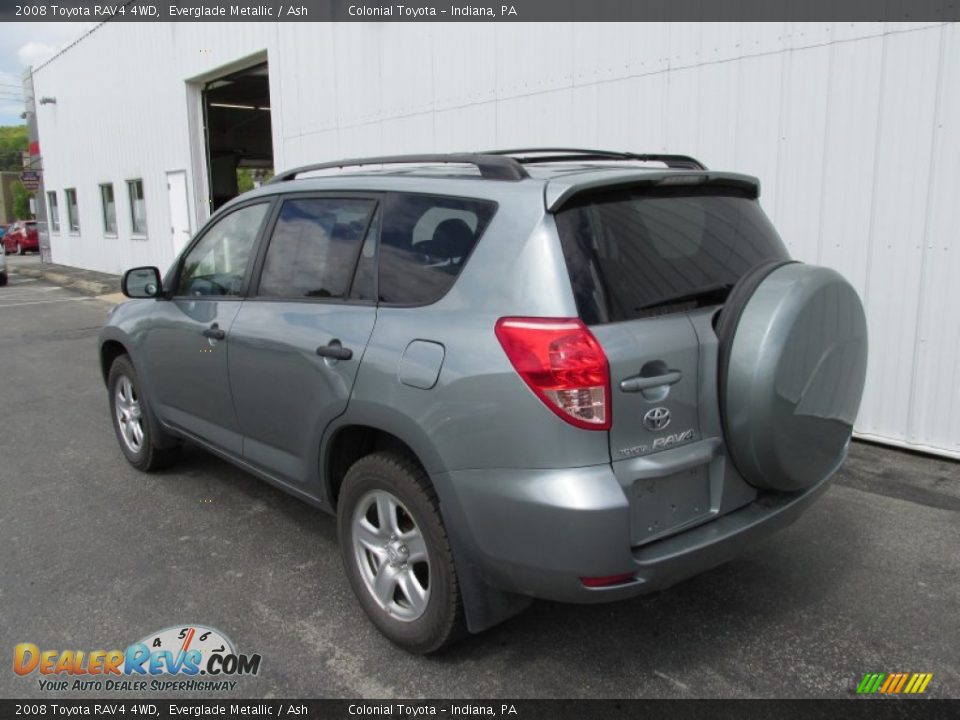 2008 Toyota RAV4 4WD Everglade Metallic / Ash Photo #8