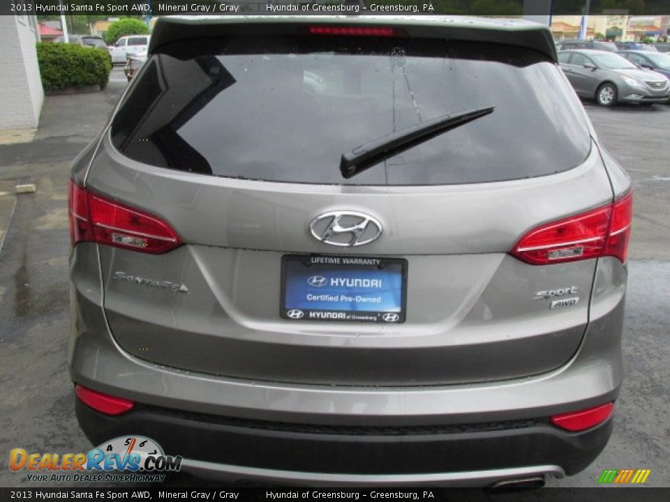 2013 Hyundai Santa Fe Sport AWD Mineral Gray / Gray Photo #7