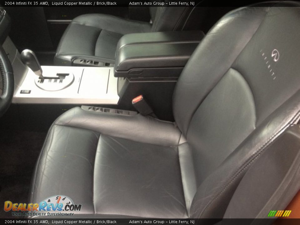 2004 Infiniti FX 35 AWD Liquid Copper Metallic / Brick/Black Photo #9
