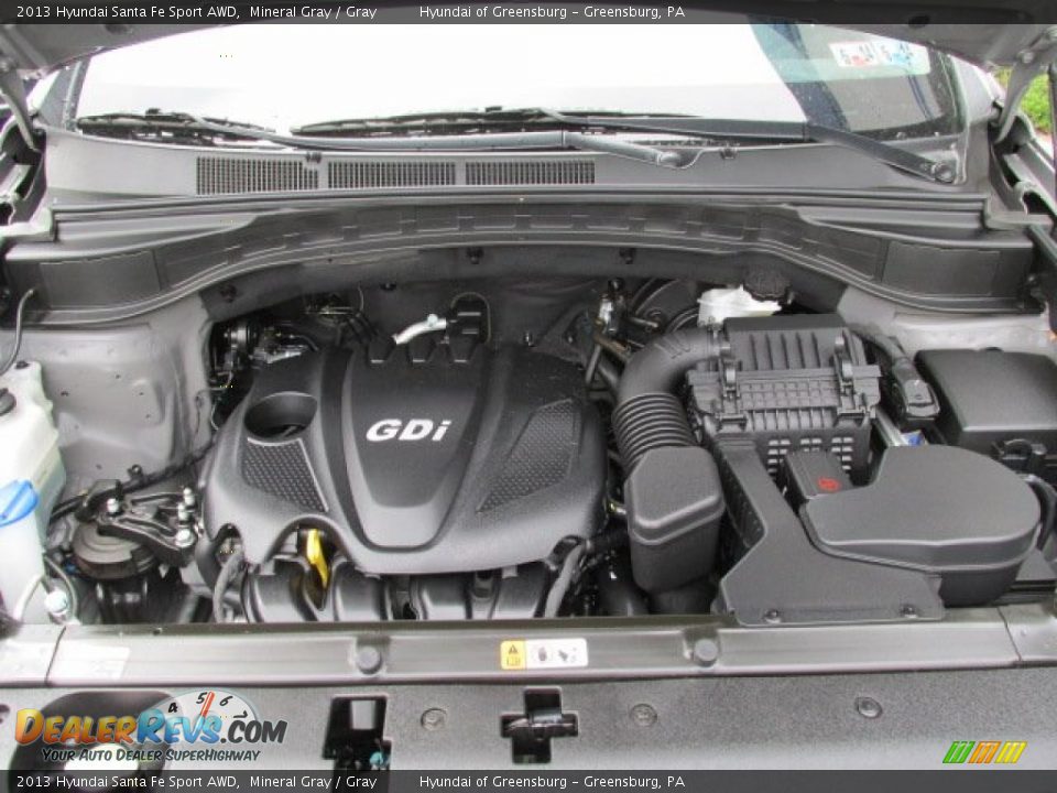 2013 Hyundai Santa Fe Sport AWD Mineral Gray / Gray Photo #10
