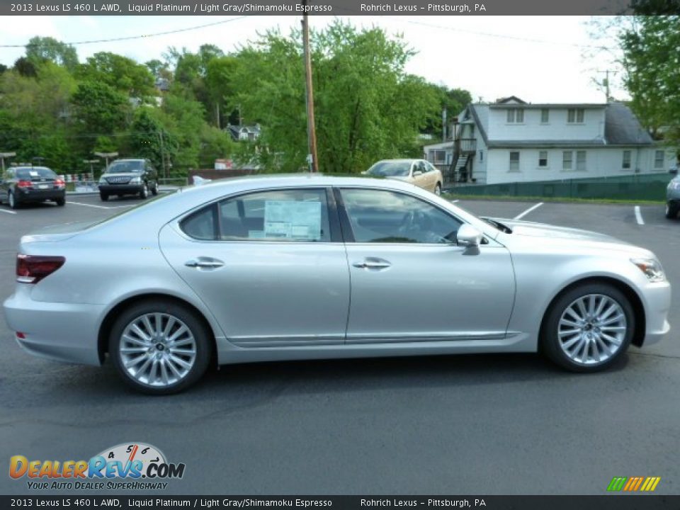 Liquid Platinum 2013 Lexus LS 460 L AWD Photo #5
