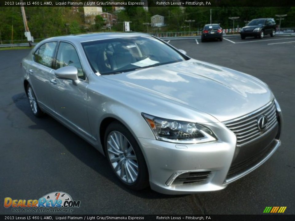 Front 3/4 View of 2013 Lexus LS 460 L AWD Photo #6