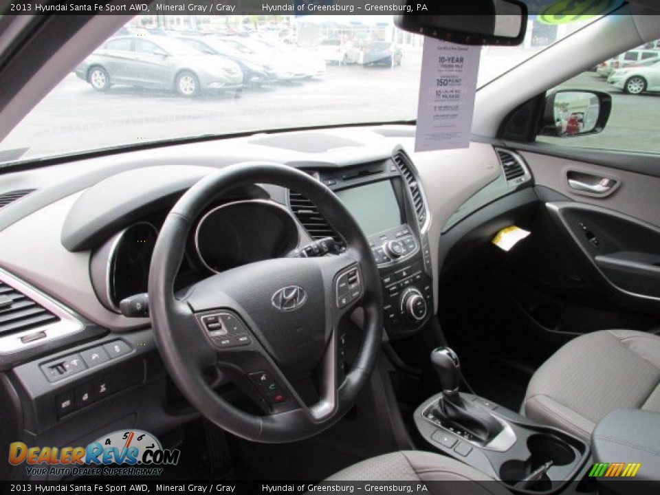 2013 Hyundai Santa Fe Sport AWD Mineral Gray / Gray Photo #12