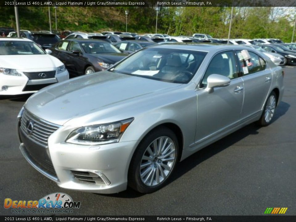Front 3/4 View of 2013 Lexus LS 460 L AWD Photo #8