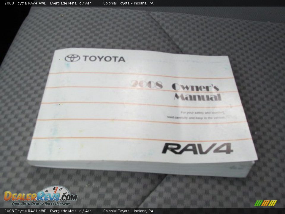 2008 Toyota RAV4 4WD Everglade Metallic / Ash Photo #17