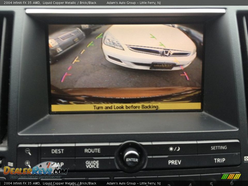 2004 Infiniti FX 35 AWD Liquid Copper Metallic / Brick/Black Photo #15