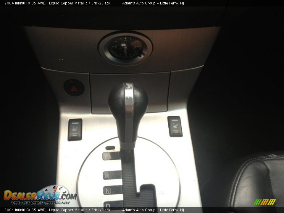 2004 Infiniti FX 35 AWD Liquid Copper Metallic / Brick/Black Photo #16