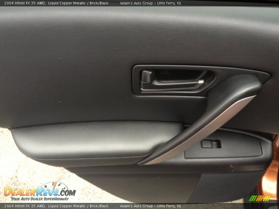 2004 Infiniti FX 35 AWD Liquid Copper Metallic / Brick/Black Photo #17