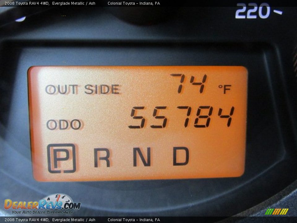 2008 Toyota RAV4 4WD Everglade Metallic / Ash Photo #20