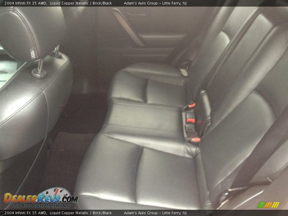 2004 Infiniti FX 35 AWD Liquid Copper Metallic / Brick/Black Photo #18