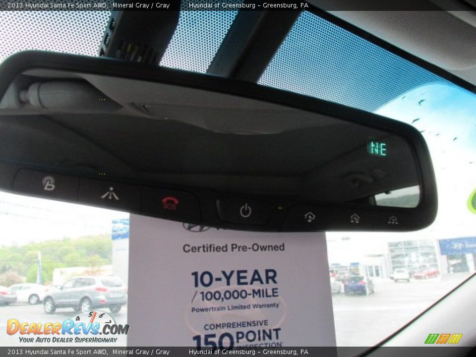 2013 Hyundai Santa Fe Sport AWD Mineral Gray / Gray Photo #18
